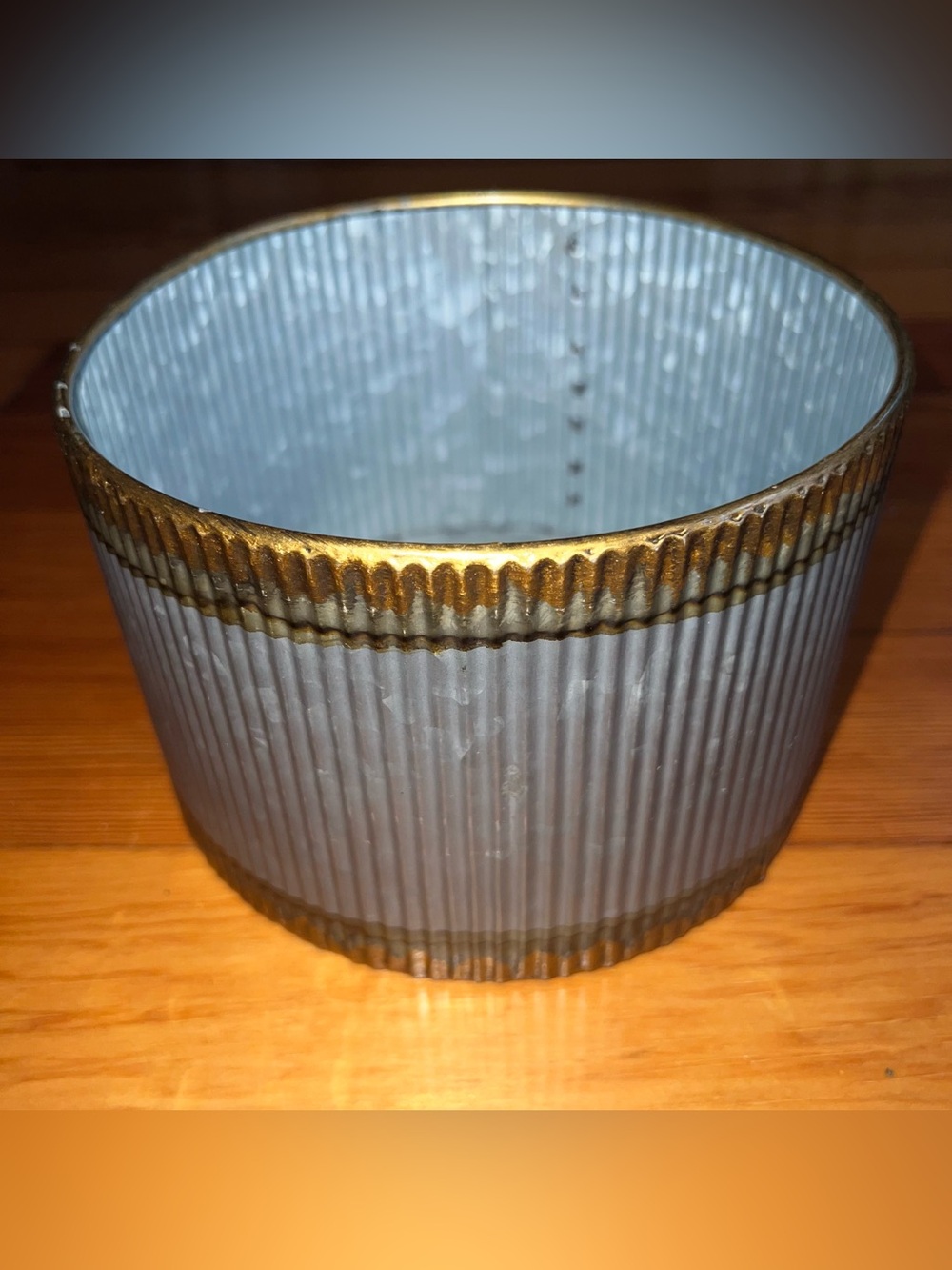 WORLD MARKET Galvanized Planter